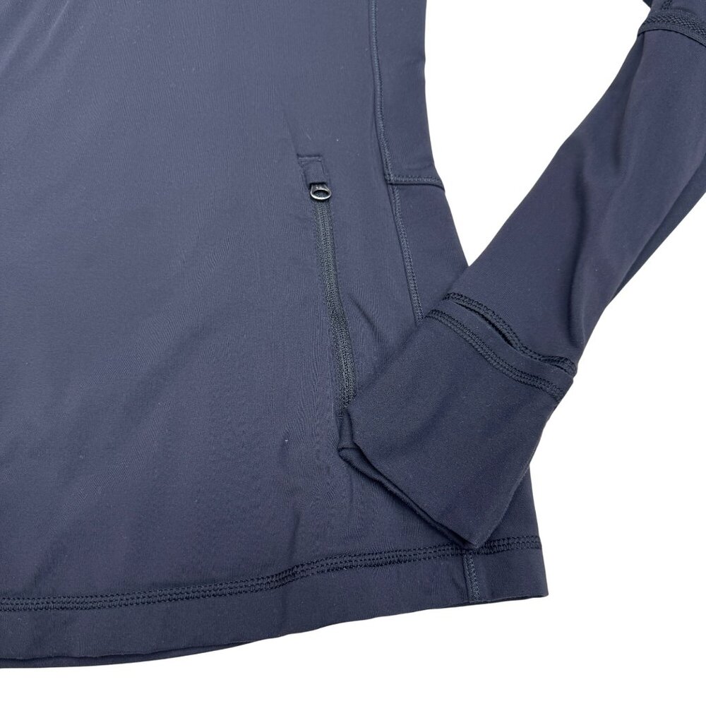 Lululemon Women's Black 1/4 Zip LS Pull Over Activewear, Size S - Picture 4 of 7